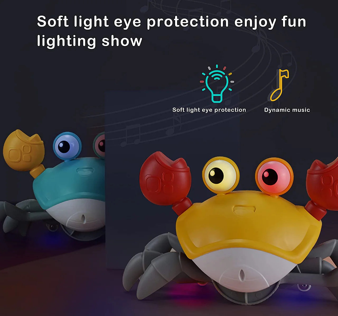 B/O Crawling Crab Moving Toy